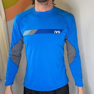 SOLD NRS Men's Long Sleeve Stretch Nylon Outdoor Kayaking Fishing Sun  NWOT